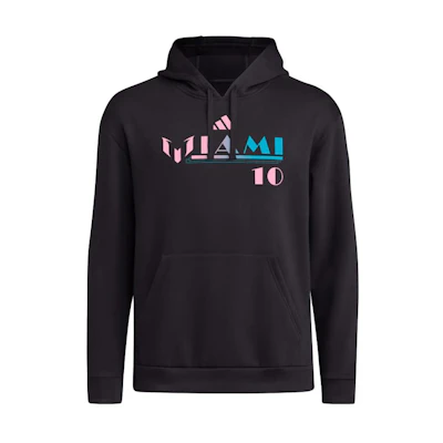 adidas Messi Inter Miami Printed Hoodie Black JE9512