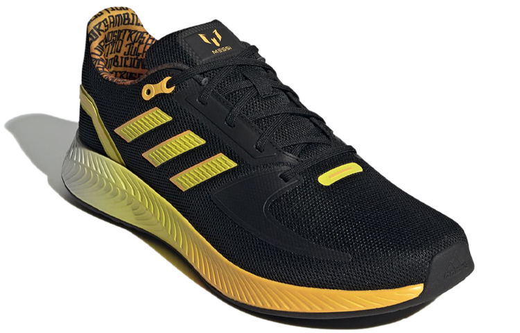 Lookbook adidas Messi Runfalcon 2.0 'Hitam Kuning Terang' GW3670