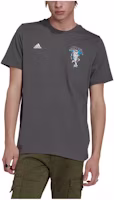 adidas Messi Series Soccer Logo Print Crewneck T-Shirt - Dark Gray HG1952 adidas Messi Series Soccer Logo Print Crewneck T-Shirt - Dark Gray HG1952