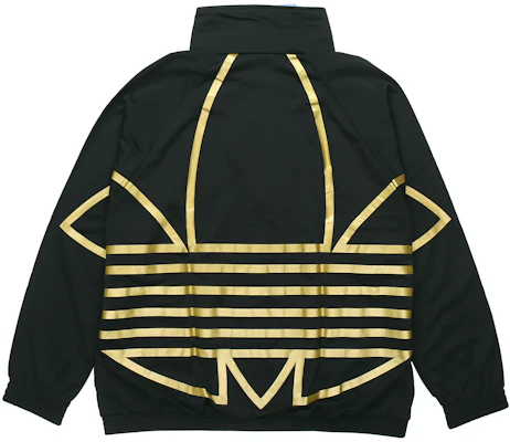 阿迪达斯金属三叶草标志黑色运动夹克 FS7323 Buy 阿迪达斯金属三叶草标志黑色运动夹克 FS7323