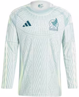 adidas MEXICO 24 Long-Sleeve Soccer Jersey - Linen Green IP6387 adidas MEXICO 24 Long-Sleeve Soccer Jersey - Linen Green IP6387