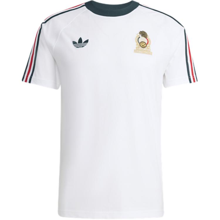 adidas Mexico 3-Stripes OG Slim Fit Crewneck Soccer Jersey JZ6483