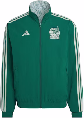 adidas Mexico Anthem Jacket Green Retro Logo Reversible Soccer Zip-Up HF1439 Buy adidas Mexico Anthem Jacket Green Retro Logo Reversible Soccer Zip-Up HF1439