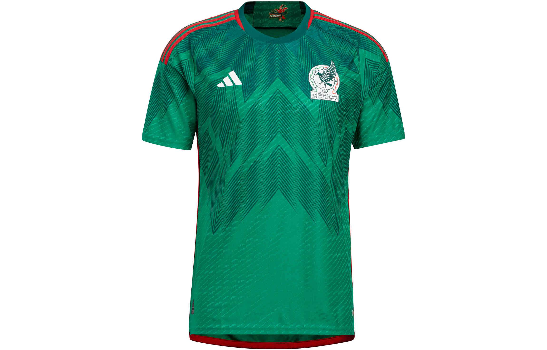 adidas Mexico Home Jersey Player Version Green Retro Football Shirt. HD6898