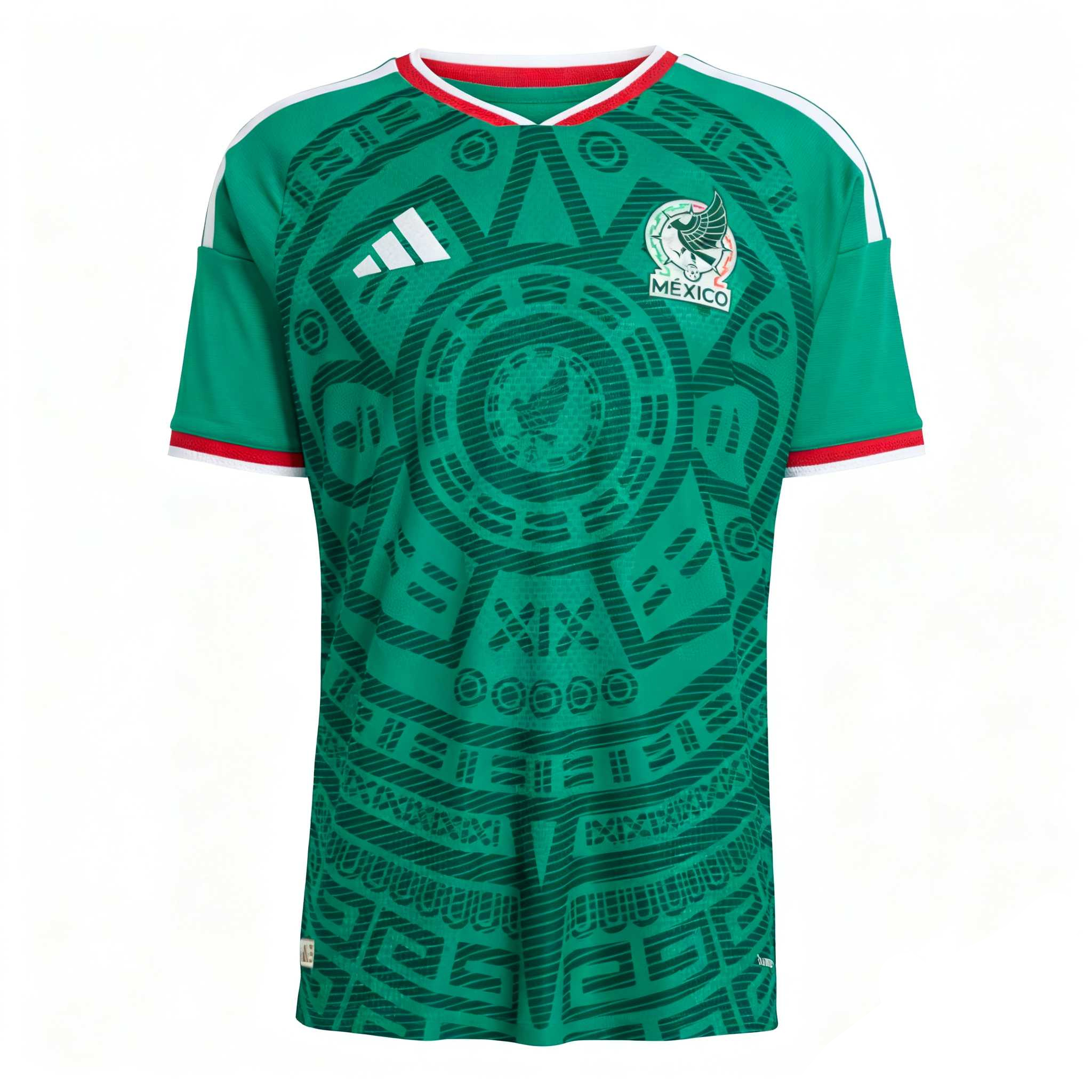 adidas Mexico National Team #26 Home Soccer Jersey JL8540