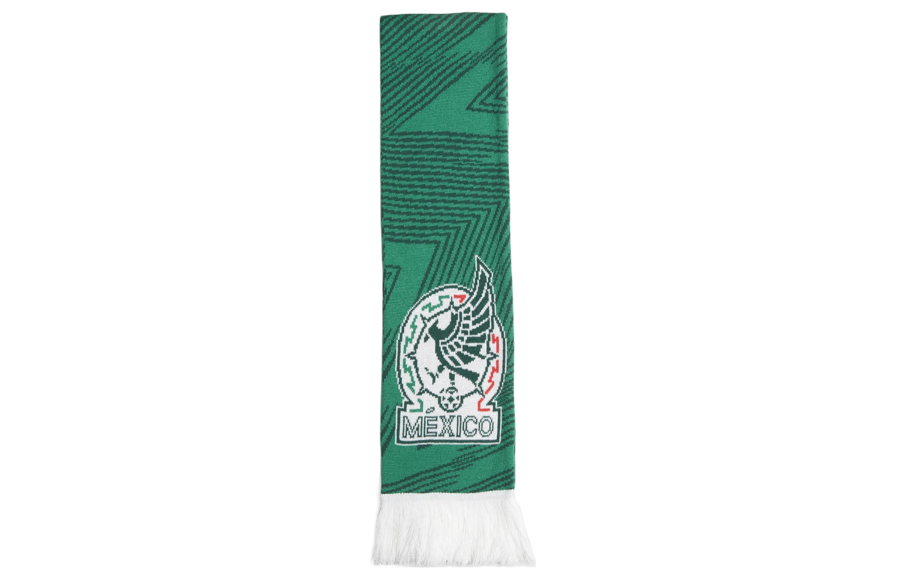 adidas Mexico Soccer World Cup Scarf Green Unisex Fan Edition HP1335