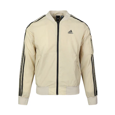 adidas MH JKT BOMB 3S Zip Jacket Beige - Perfect Gift for Him GH4804