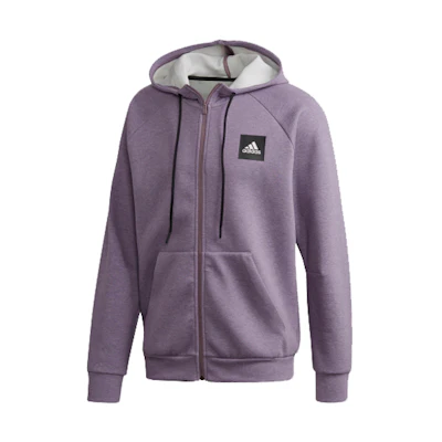 adidas MHE FZ STA Purple Casual Sport Hoodie Jacket FI4046