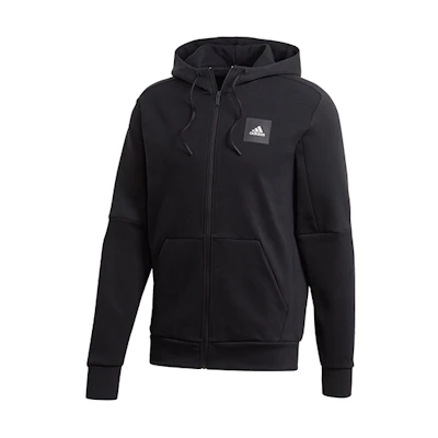 adidas MHS FZ STA Knit Hoodie Jacket Black FR7158