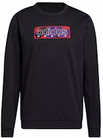 adidas Mic Gfx Crew Black Vintage Basketball Pullover Sweatshirt GQ2833 adidas Mic Gfx Crew Black Vintage Basketball Pullover Sweatshirt GQ2833