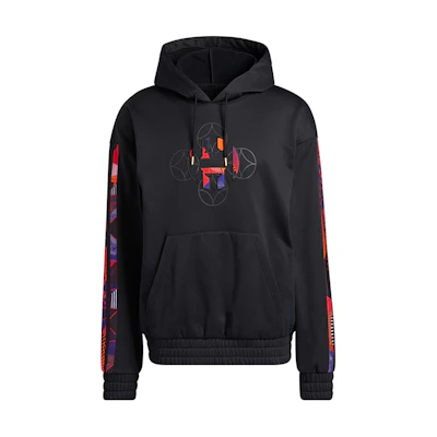 adidas Mic Harden Logo Pullover Hoodie Basketball Black H37612