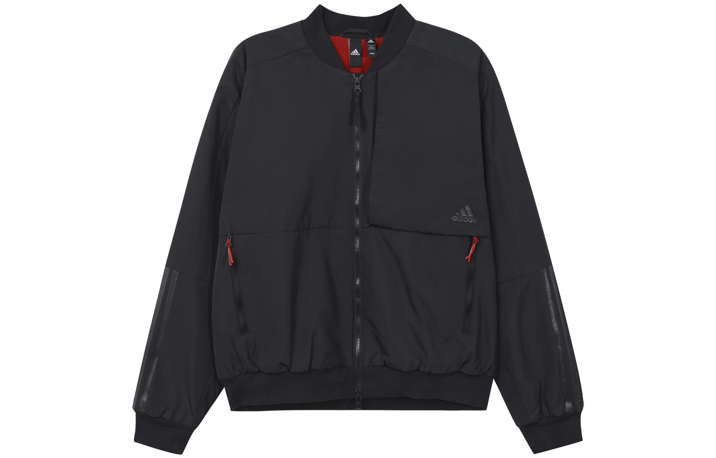 adidas Mic Jkt Bomb Tiger Graphic Zip Bomber Jacket Black GG0777