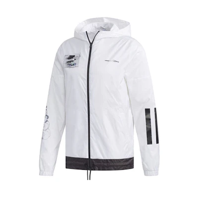 adidas Mickey Casual Sports Hoodie Jacket White () EI4535
