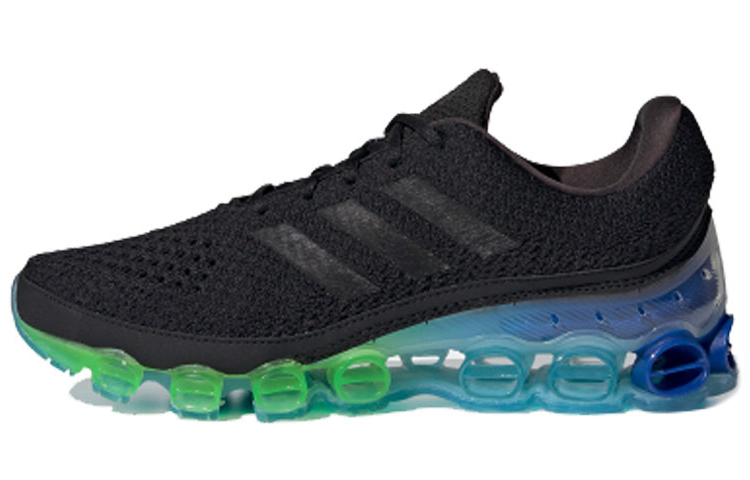 adidas Microbounce Black Green Blue FX7696