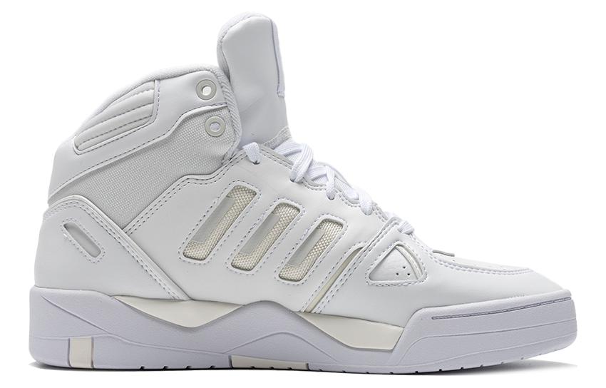 Order adidas 舒適 耐磨透氣 中筒 生活休閒鞋 男款 白色