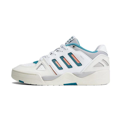 adidas Midcity Low Basketball Shoes 'White Grey Aqua'