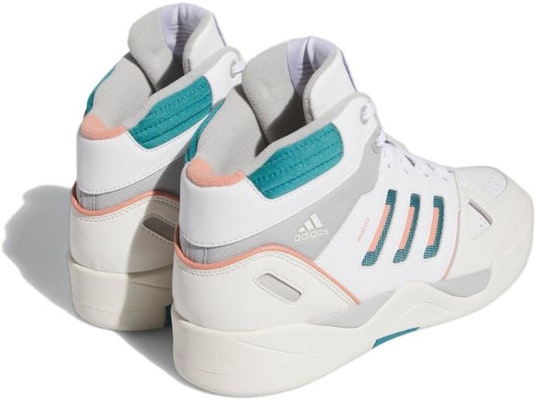adidas Midcity 舒適 抗滑耐磨 中筒 籃球鞋 男款 白色 Shop adidas Midcity 舒適 抗滑耐磨 中筒 籃球鞋 男款 白色