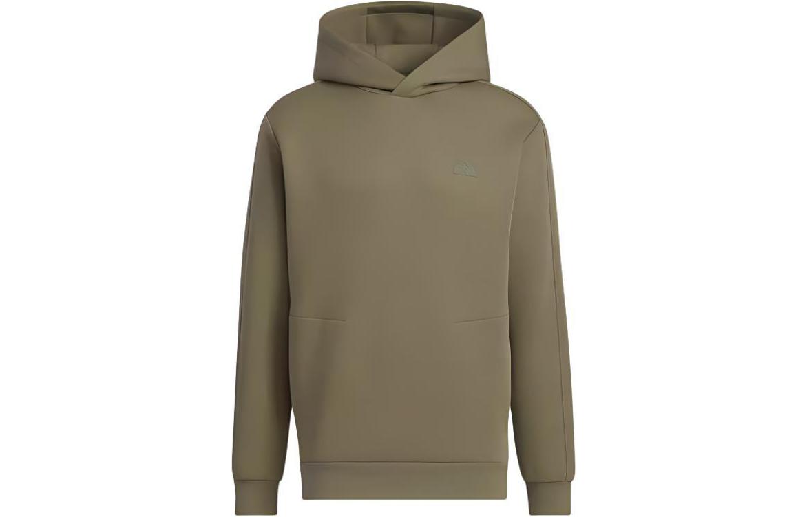 adidas Minimalist Olive Green Unisex Casual Sports Sweatshirt JE8630