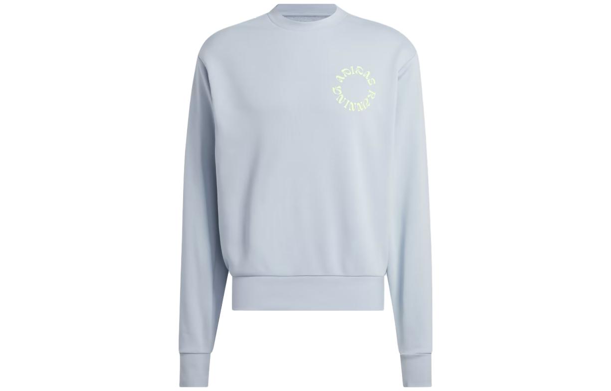 adidas Miracle Blue Letter Print Crewneck Sweatshirt Unisex IK2125