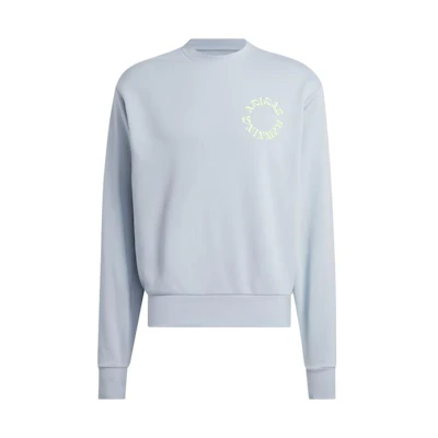 adidas Miracle Blue Letter Print Crewneck Sweatshirt Unisex IK2125