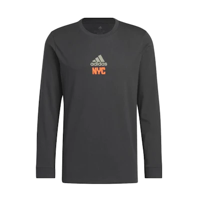adidas Monochrome Logo Print Crewneck Sweatshirt Charcoal Grey IC7737