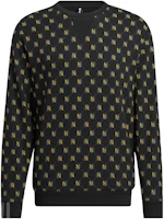 adidas Monogram Pattern Crewneck Sweatshirt Men’s Black HM1992 adidas Monogram Pattern Crewneck Sweatshirt Men’s Black HM1992