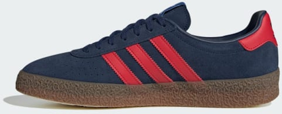 Adidas Montreal RM Sneakers Night Indigo/Better Scarlet/Gum JS1336 Details for Adidas Montreal RM Sneakers Night Indigo/Better Scarlet/Gum JS1336