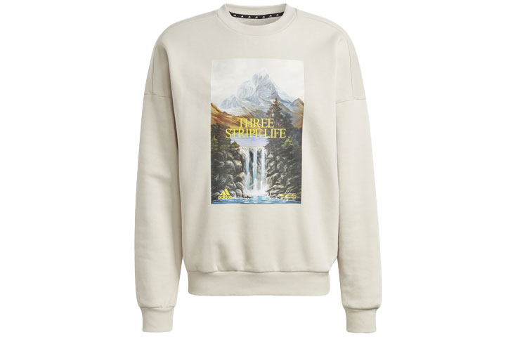 adidas Mountain Graphic Sweatshirt Beige GL5691