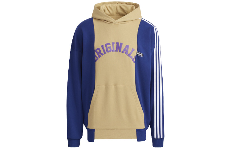 adidas MR Retro Stripe Pullover Sweatshirt Blue/Brown Mens HC0376