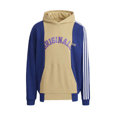 adidas MR Retro Stripe Pullover Sweatshirt Blue/Brown Mens HC0376