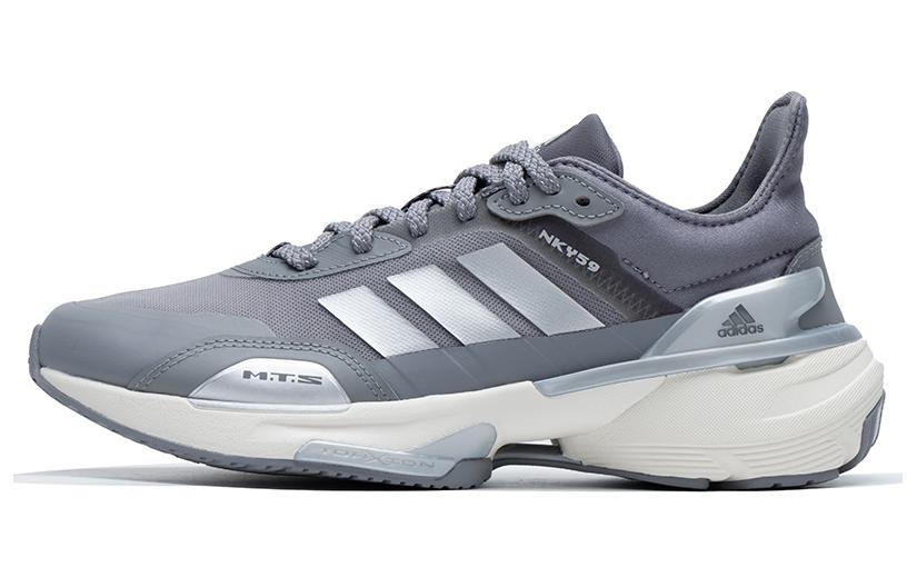 adidas MTS Breathable Comfort Running Shoes Gray Silver Low-Top Sneakers JI4189