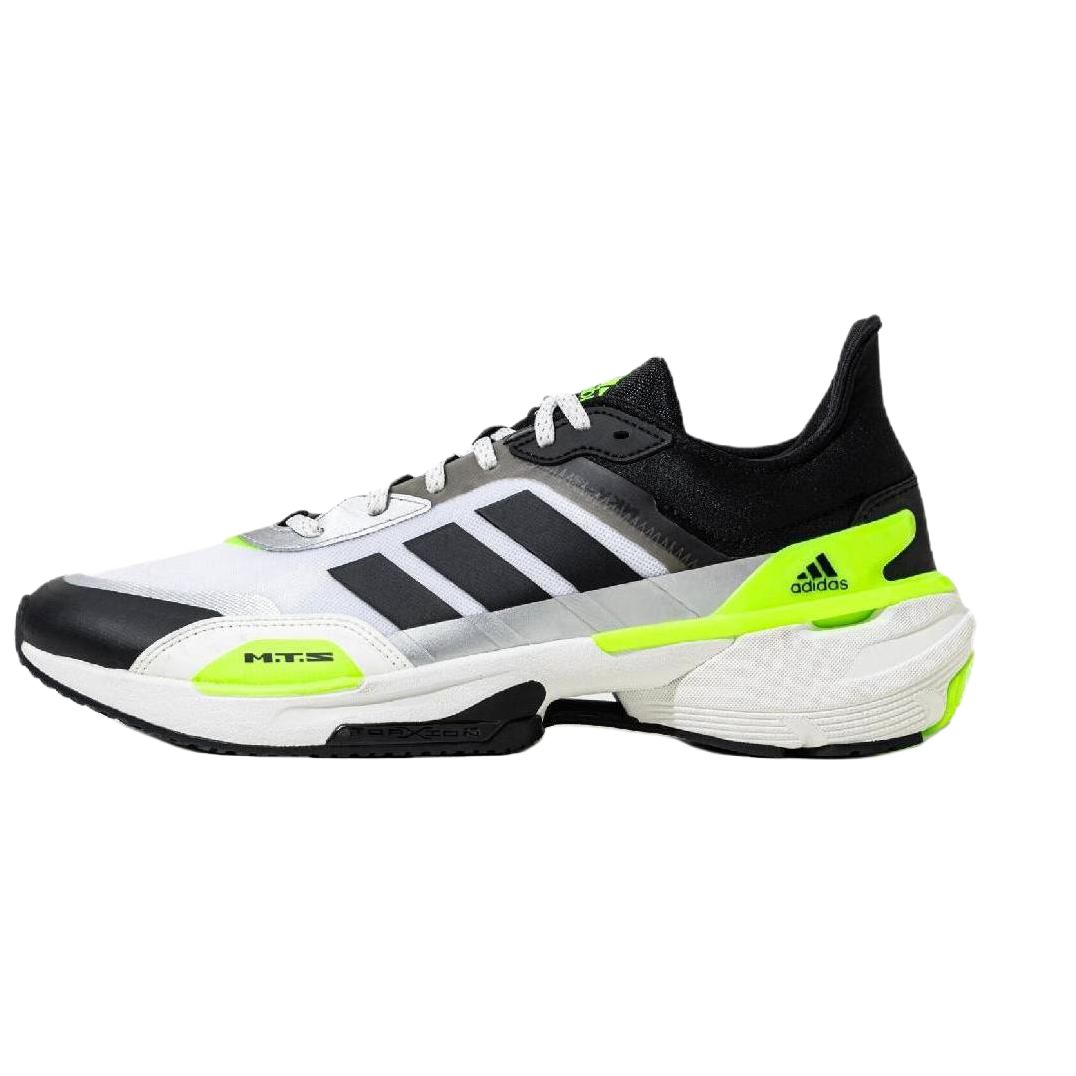 adidas MTS Lightweight Comfort Low-Top Running Shoes Black White Green JH5788