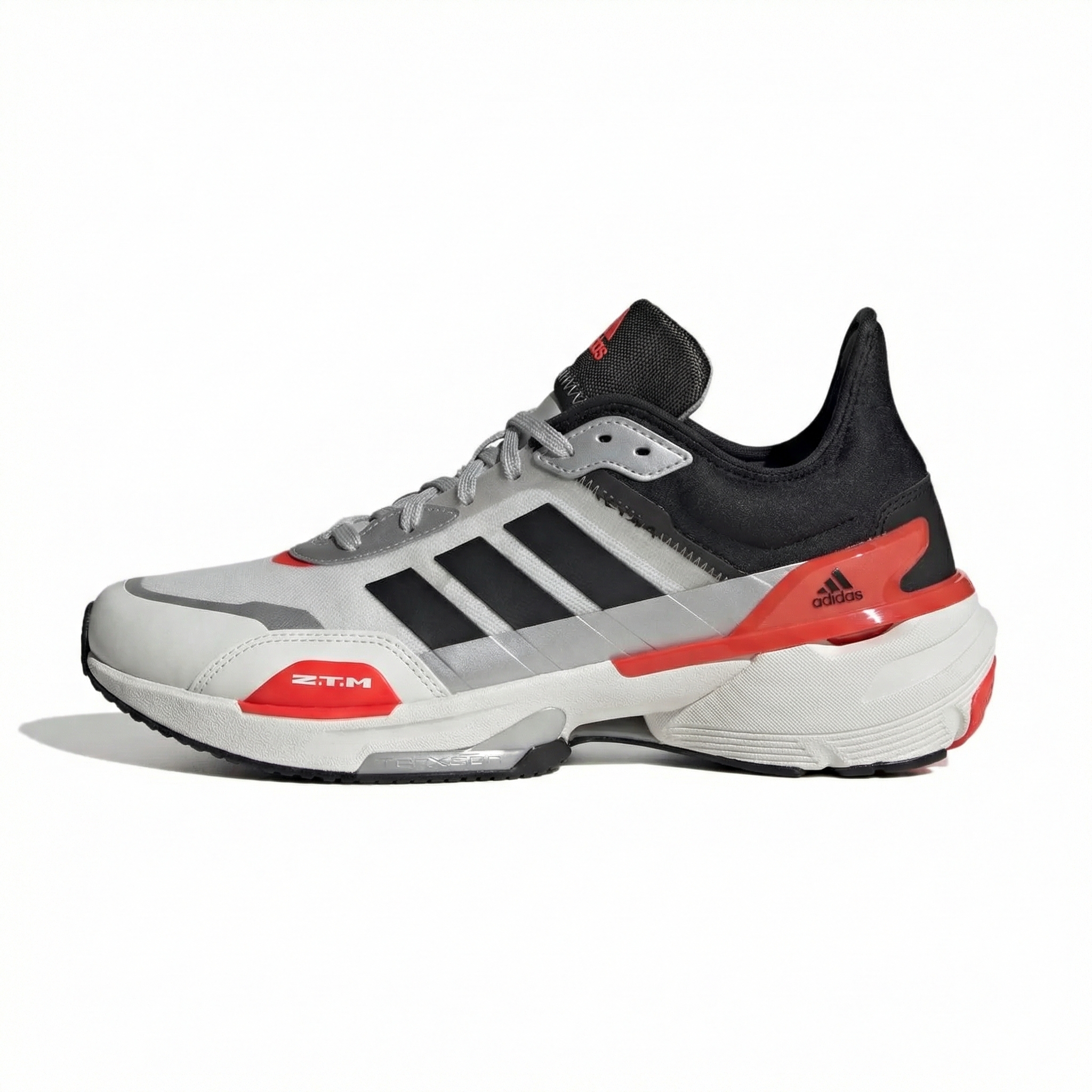 adidas MTS Low-Top Running Shoes White/Black/Red Slip-Resistant Casual JH5789