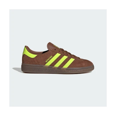 (W) Adidas Muenchen Shoes - Stylish and CMFTable Footwear Preloved Brown/Solar Yellow/Gum