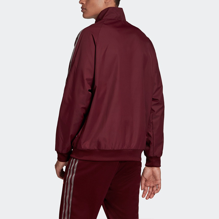 adidas MUFC Anthem Jacket 2020-21 Season Manchester United Maroon Jacket FR3865 圖 5