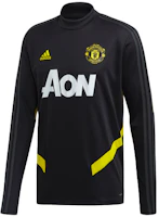 adidas MUFC Black Long Sleeve Soccer Training Top DX9037 adidas MUFC Black Long Sleeve Soccer Training Top DX9037