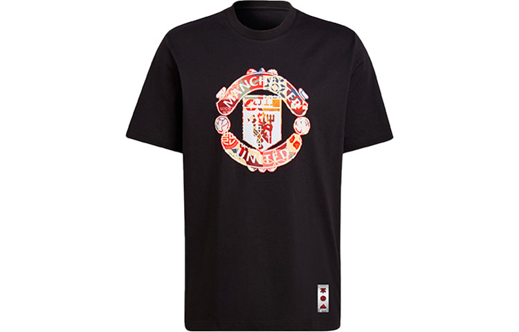 adidas MUFC CNY Tee Black - Lunar New Year Manchester United Shirt. H63996
