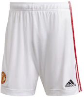 adidas MUFC Home Soccer Shorts White Football Gift for Him FM4289 adidas MUFC Home Soccer Shorts White Football Gift for Him FM4289
