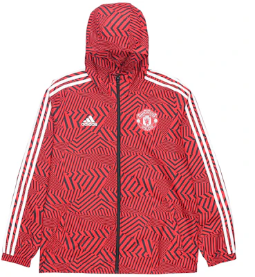 adidas Jaket Windbreaker MUFC Manchester United Merah Berkerudung Pria FR3844 Order adidas Jaket Windbreaker MUFC Manchester United Merah Berkerudung Pria FR3844