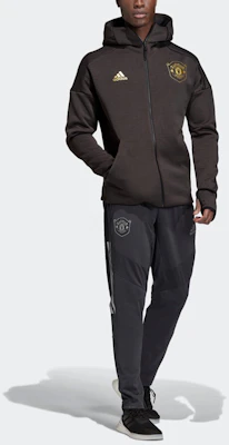 adidas MUFC ZNE 3 0 Hoodie Jacket Black - Manchester United Football Jacket DX9079 Shop adidas MUFC ZNE 3 0 Hoodie Jacket Black - Manchester United Football Jacket DX9079