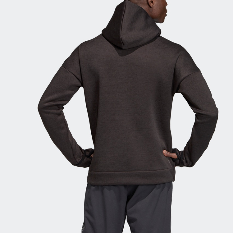 adidas MUFC ZNE 3 0 Hoodie Jacket Black - Manchester United Football Jacket DX9079 圖 6