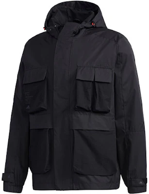 adidas 多口袋戶外連帽防風外套 - 黑色 GF4019 Order adidas 多口袋戶外連帽防風外套 - 黑色 GF4019