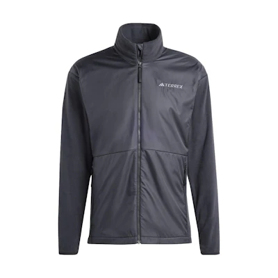adidas Multi Wind Fleece Jacket Black Outdoor Sportswear with Logo IJ0543