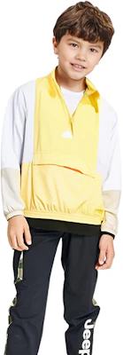 adidas 多色半拉鍊防風外套 長袖休閒 青少年 IT4036 Sizing adidas 多色半拉鍊防風外套 長袖休閒 青少年 IT4036