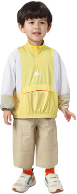 adidas 多色半拉鍊防風外套 長袖休閒 青少年 IT4036 1