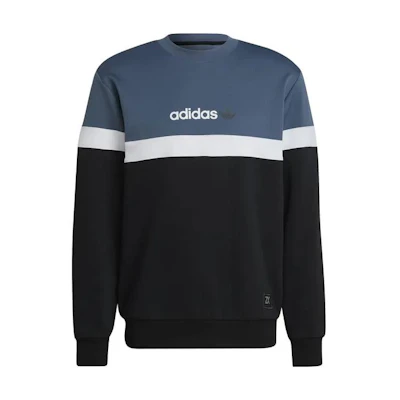 adidas Multicolor Logo Patchwork Crewneck Sweatshirt Long Sleeve HE3002