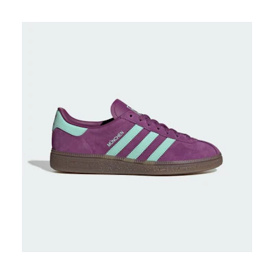 (W) Adidas Munich Sneakers Rich Mauve/Clear Mint/Gum