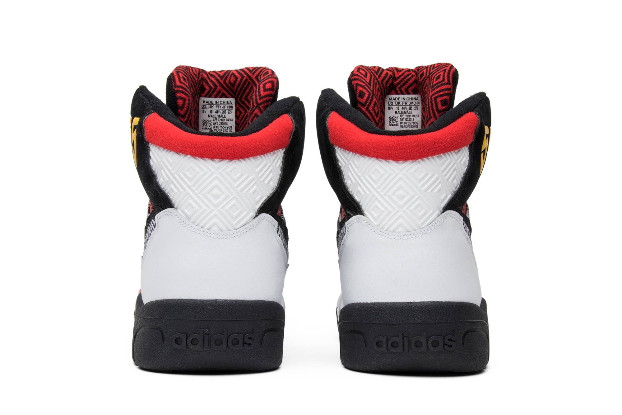 Details for adidas Mutombo 'Putih Hitam Merah' Q33018