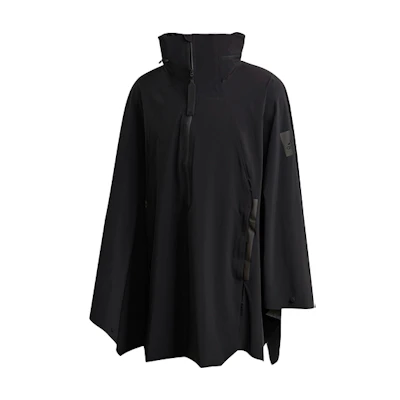 adidas Myshelter Cape Black Outdoor Half-Zip Hooded Jacket Fall Edition FI0600
