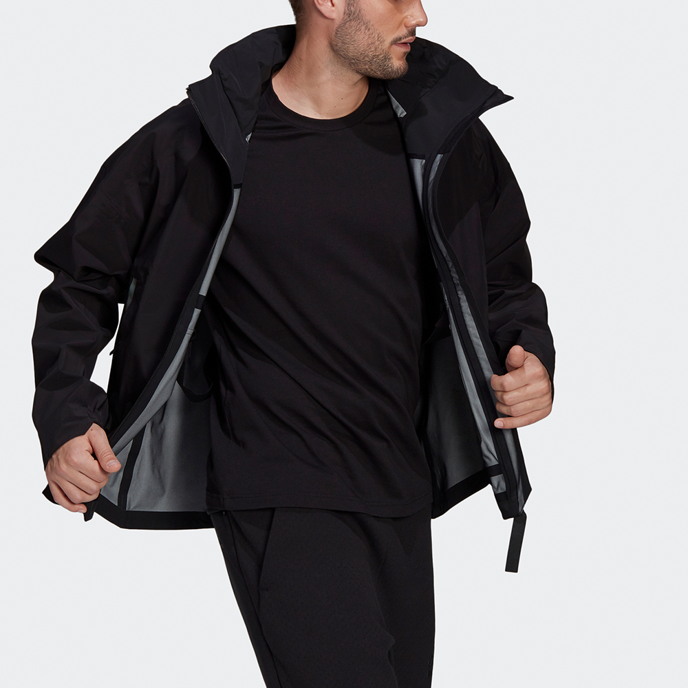 adidas MYSHELTER Loose Fit Waterproof Outdoor Jacket Black . GP7853 圖 5